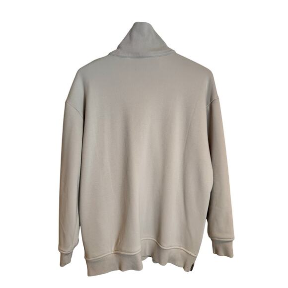 Athleta Retroplush Revive Abalone Half Zip Sweatshirt Large - Picture 7 of 12